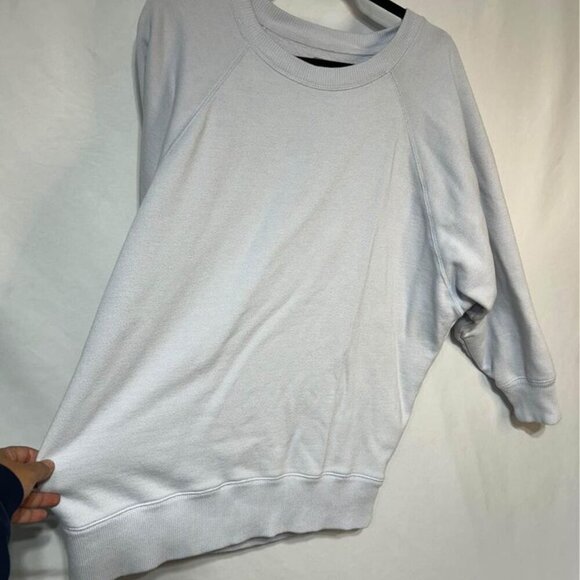 AERIE powder blue sweatshirt. Size Large. Crew neck. - Picture 6 of 8